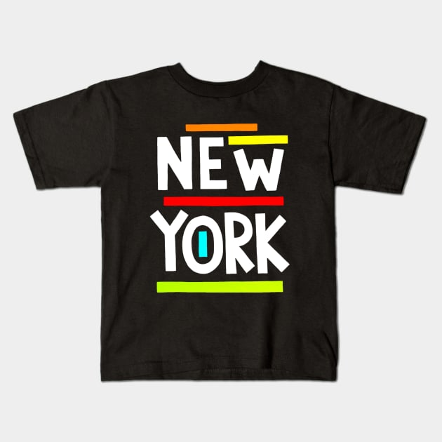 New York Kids T-Shirt by Jelly Beans Gear